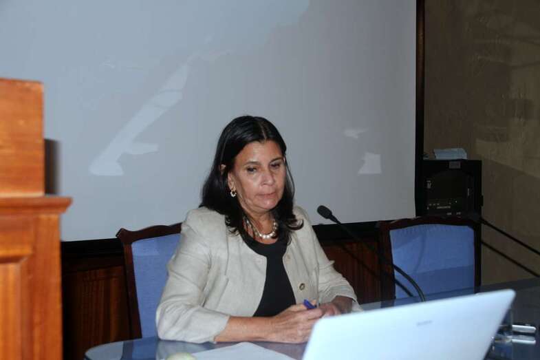 La doctora en Prehistoria, María Antonia Perera (Foto Jesús Ruiz Mesa)